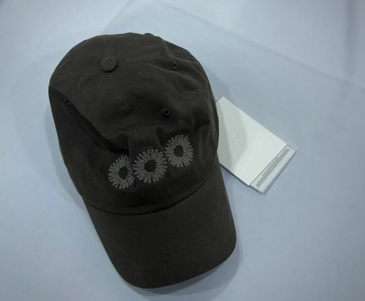 999휴머니티 LOGO ARCHIVE CAP (FADED OLIVE)